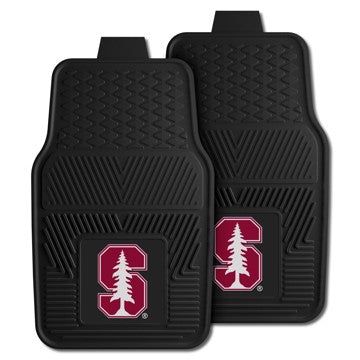 Wholesale-Stanford Cardinal 2-pc Vinyl Car Mat Set 17in. x 27in. - 2 Pieces SKU: 12656