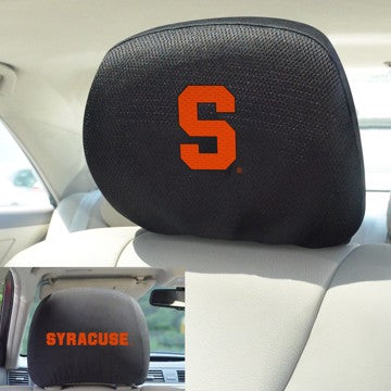 Wholesale-Syracuse Headrest Cover Syracuse University Headrest Cover 10"x13" - "Block S" Logo and Wordmark SKU: 25100