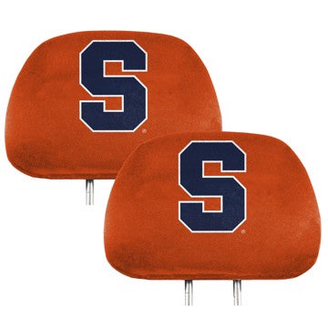 Wholesale-Syracuse Printed Headrest Cover Syracuse University Printed Headrest Cover 14” x 10” - "S" Primary Logo SKU: 62070