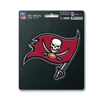 Wholesale-Tampa Bay Buccaneers 3D Decal NFL 1 piece - 5” x 6.25” (total) SKU: 62792