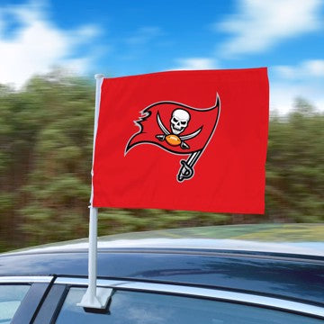 Wholesale-Tampa Bay Buccaneers Car Flag NFL Auto Flag - 1 Piece - 11" x 14" SKU: 26154