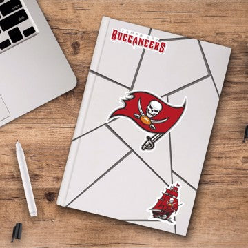 Wholesale-Tampa Bay Buccaneers Decal 3-pk NFL 3 Piece - 5” x 6.25” (total) SKU: 60973