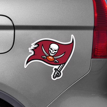 Wholesale-Tampa Bay Buccaneers Large Team Logo Magnet NFL Magnet 10" (8.8046" x 9.2077") SKU: 32382