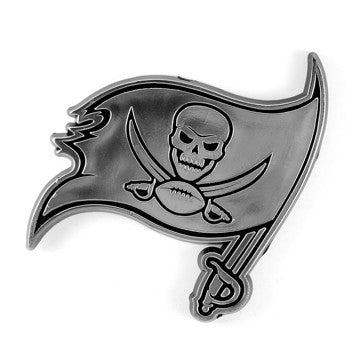 Wholesale-Tampa Bay Buccaneers Molded Chrome Emblem NFL Plastic Auto Accessory SKU: 60286