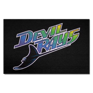Wholesale-Tampa Bay Devil Rays Starter Mat - Retro Collection MLB Accent Rug - 19" x 30" SKU: 2301