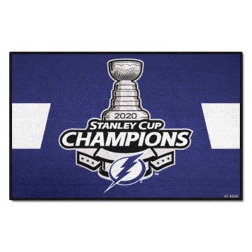 Wholesale-Tampa Bay Lightning Championship Starter Mat NHL Accent Rug - 19" x 30" SKU: 27027