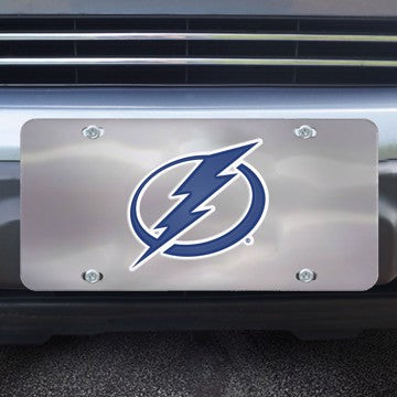 Wholesale-Tampa Bay Lightning Diecast License Plate NHL Exterior Auto Accessory - 12" x 6" SKU: 27187