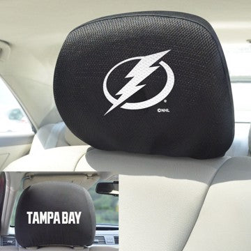 Wholesale-Tampa Bay Lightning Headrest Cover NHL Universal Fit - 10" x 13" SKU: 25118
