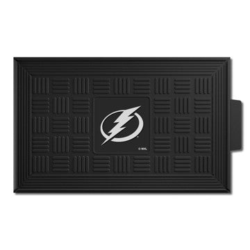 Wholesale-Tampa Bay Lightning Medallion Door Mat NHL Outdoor Door Mat - 19.5" x 31" SKU: 11483