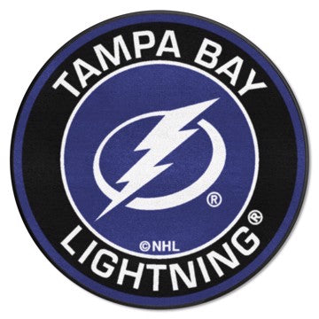 Wholesale-Tampa Bay Lightning Roundel Mat NHL Accent Rug - Round - 27" diameter SKU: 18887