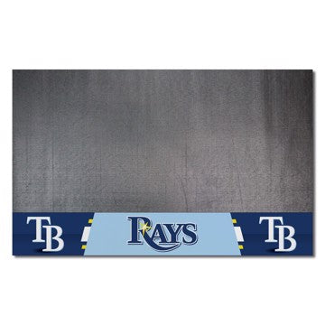 Wholesale-Tampa Bay Rays Grill Mat MLB Vinyl Mat - 26" x 42" SKU: 12170