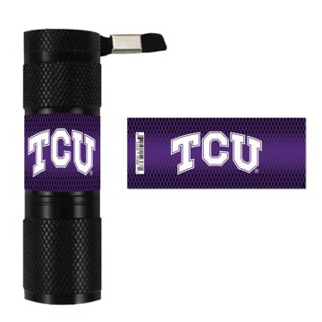 Wholesale-TCU Flashlight Texas Christian University Flashlight 7" x 6" x 1" - "Horned Frog" Logo SKU: 62400