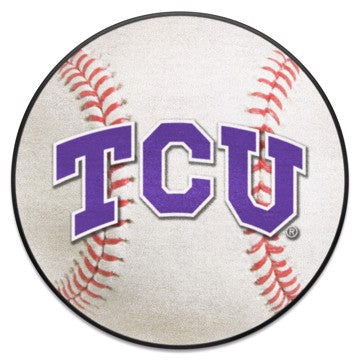 Wholesale-TCU Horned Frogs Baseball Mat 27" diameter SKU: 2711