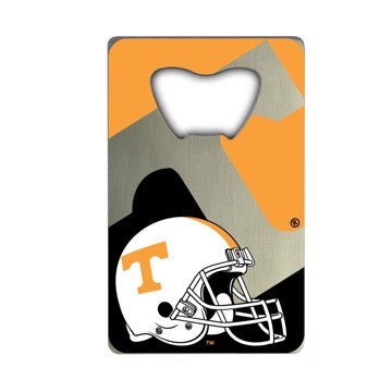 Wholesale-Tennessee Credit Card Bottle Opener University of Tennessee Credit Card Bottle Opener 2” x 3.25 - "Power T" Primary Logo & Helmet SKU: 62588