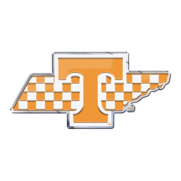 Wholesale-Tennessee Embossed State Emblem University of Tennessee Embossed State Emblem 3.25” x 3.25 - "Power T" Primary Logo / Shape of Tennessee SKU: 60884