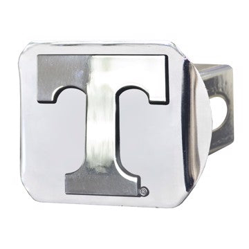 Wholesale-Tennessee Hitch Cover University of Tennessee Chrome Emblem on Chrome Hitch 3.4"x4" - "Power T" Logo SKU: 15061