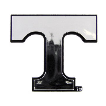 Wholesale-Tennessee Molded Chrome Emblem University of Tennessee Molded Chrome Emblem 3.25” x 3.25 - "Power T" Logo SKU: 60375