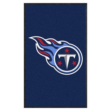 Wholesale-Tennessee Titans 3X5 High-Traffic Mat with Durable Rubber Backing NFL Commercial Mat - Portrait Orientation - Indoor - 33.5" x 57" SKU: 7776