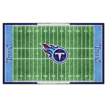 Wholesale-Tennessee Titans 6X10 Plush Rug NFL Plush Area Rug - 70" x 117" SKU: 35167