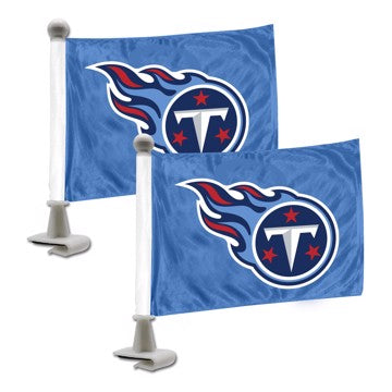 Wholesale-Tennessee Titans Ambassador Flags NFL Mini Auto Flags - 2 Piece - 4" x 6" SKU: 61887