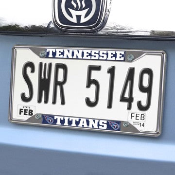 Wholesale-Tennessee Titans License Plate Frame NFL Exterior Auto Accessory - 6.25" x 12.25" SKU: 21391