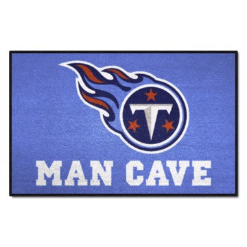 Wholesale-Tennessee Titans Man Cave Starter NFL Accent Rug - 19" x 30" SKU: 14381