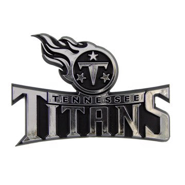 Wholesale-Tennessee Titans Molded Chrome Emblem NFL Plastic Auto Accessory SKU: 60287
