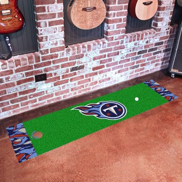 Wholesale-Tennessee Titans NFL x FIT Putting Green Mat NFL Golf Accessory - 18" x 72" SKU: 23377
