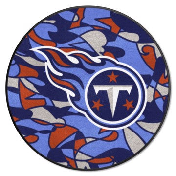 Wholesale-Tennessee Titans NFL x FIT Roundel Mat NFL Accent Rug - Round - 27" diameter SKU: 23378