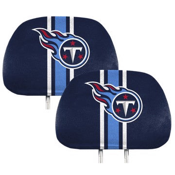 Wholesale-Tennessee Titans Printed Headrest Cover NFL Universal Fit - 10" x 13" SKU: 62031