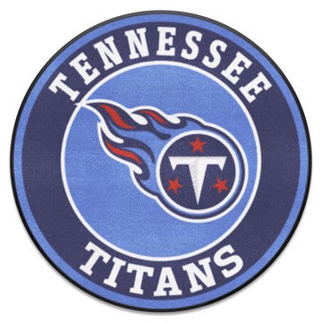 Wholesale-Tennessee Titans Roundel Mat NFL Accent Rug - Round - 27" diameter SKU: 17978