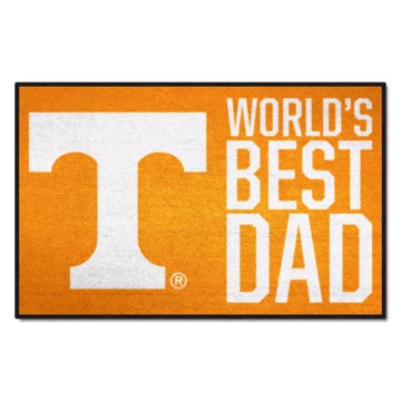 Wholesale-Tennessee Volunteers World's Best Dad Starter Mat 19"x30" SKU: 18202