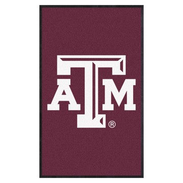 Wholesale-Texas A&M 3X5 High-Traffic Mat with Durable Rubber Backing 33.5"x57" - Portrait Orientation - Indoor SKU: 7813