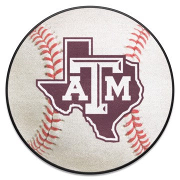 Wholesale-Texas A&M Aggies Baseball Mat 27" diameter SKU: 35858