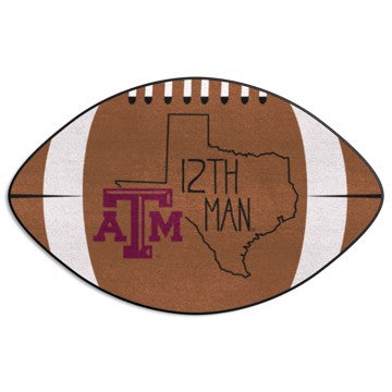 Wholesale-Texas A&M Aggies Southern Style Football Mat 20.5"x32.5" SKU: 21226