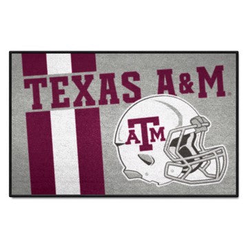 Wholesale-Texas A&M Aggies Starter Mat - Uniform NCAA Accent Rug - 19" x 30" SKU: 36802