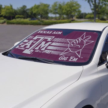 Wholesale-Texas A&M Auto Shade Texas A&M University Auto Shade 59" x 29.5" - Primary Logo, Alternate Logo and Wordmark SKU: 60027