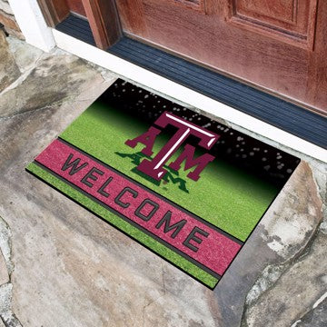 Wholesale-Texas A&M Crumb Rubber Door Mat Texas A&M University Crumb Rubber Door Mat 18"x30" - "ATM" Logo SKU: 19973