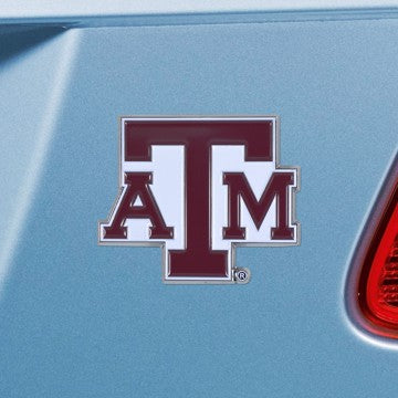 Wholesale-Texas A&M Emblem - Color Texas A&M University Color Emblem 2.6"x3.2" - "ATM" Logo SKU: 22255