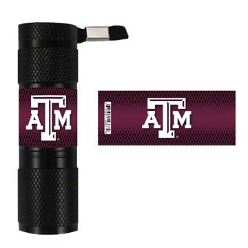 Wholesale-Texas A&M Flashlight Texas A&M University Flashlight 7" x 6" x 1" - "ATM" Primary Logo SKU: 62399