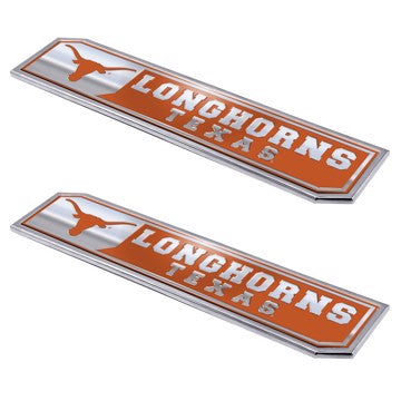 Wholesale-Texas Embossed Truck Emblem 2-pk University of Texas Embossed Truck Emblem 2-pk 1.75” x 8.25” - Primary Logo & Wordmark SKU: 60847