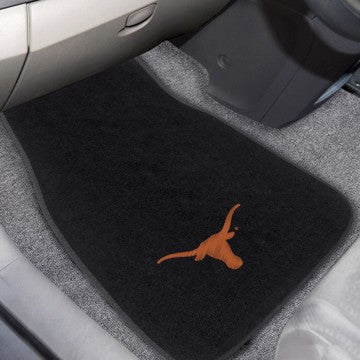 Wholesale-Texas Embroidered Car Mat Set University of Texas - 17"x25.5" - 2 Piece SKU: 10346