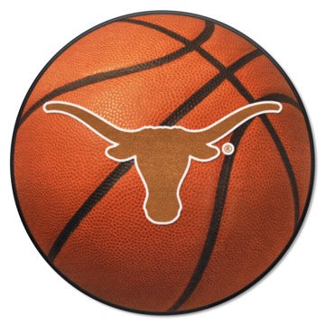 Wholesale-Texas Longhorns Basketball Mat 27" diameter SKU: 3171