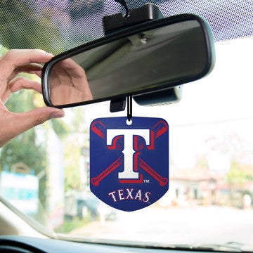 Wholesale-Texas Rangers Air Freshener 2-pk MLB Interior Auto Accessory - 2 Piece SKU: 61559