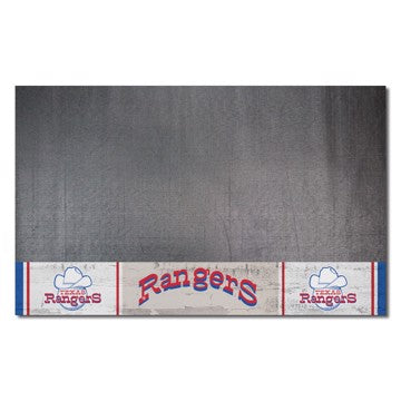 Wholesale-Texas Rangers Grill Mat - Retro Collection MLB Vinyl Mat - 26" x 42" SKU: 2028