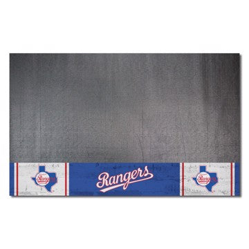 Wholesale-Texas Rangers Grill Mat - Retro Collection MLB Vinyl Mat - 26" x 42" SKU: 2172