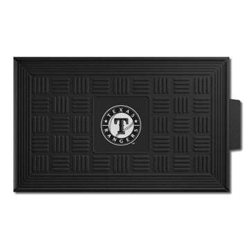 Wholesale-Texas Rangers Medallion Door Mat MLB Outdoor Door Mat - 19.5" x 31" SKU: 11319