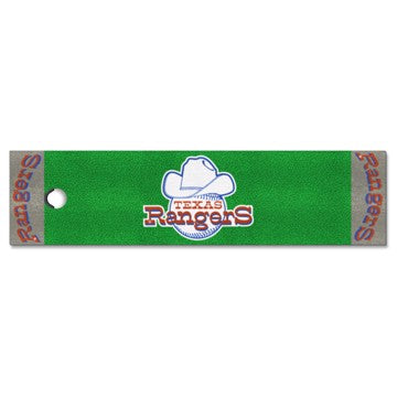 Wholesale-Texas Rangers Putting Green Mat - Retro Collection MLB 18" x 72" SKU: 2023