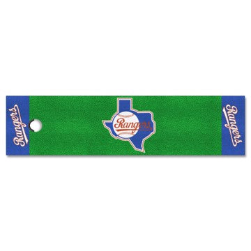 Wholesale-Texas Rangers Putting Green Mat - Retro Collection MLB 18" x 72" SKU: 2166