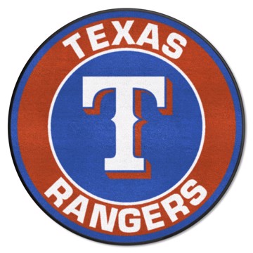 Wholesale-Texas Rangers Roundel Mat MLB Accent Rug - Round - 27" diameter SKU: 18153